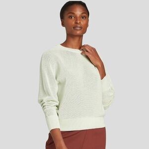 Prologue Light Green Crew Neck Sweater